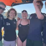 Oxford team at the English Channel relay
