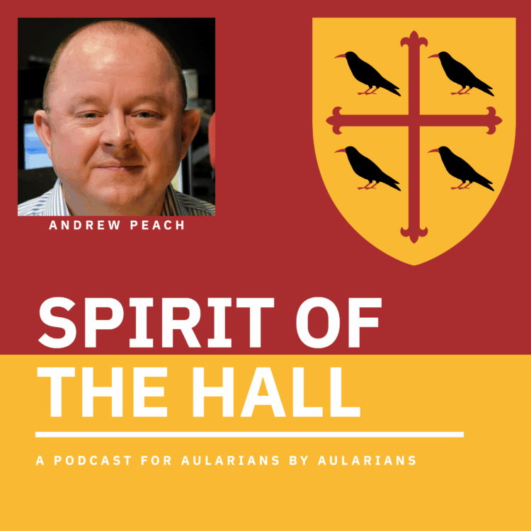 Spirit of the Hall Podcast artwork including a picture of Andrew Peach's face