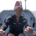 Jim enjoying Christmas Day on the high seas.