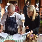 John and Belinda judge the entries in the Teddy Hall Bake Off 2018