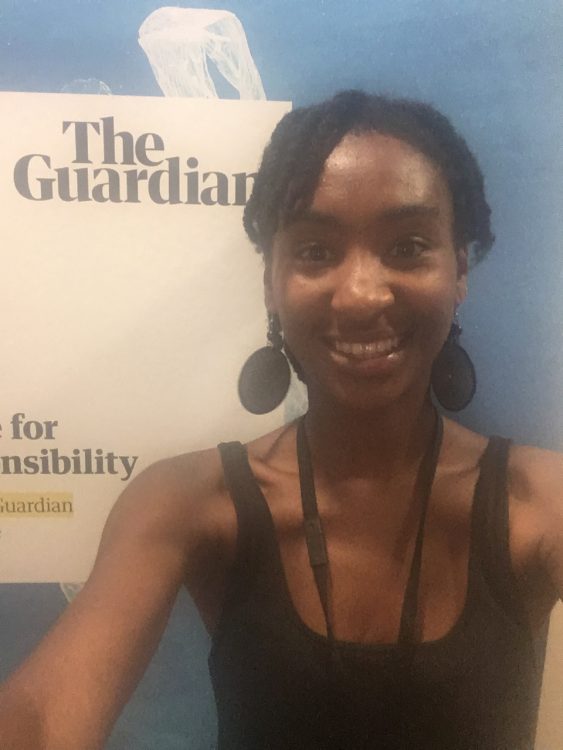 Layal at the Guardian offices Layal at the Guardian offices