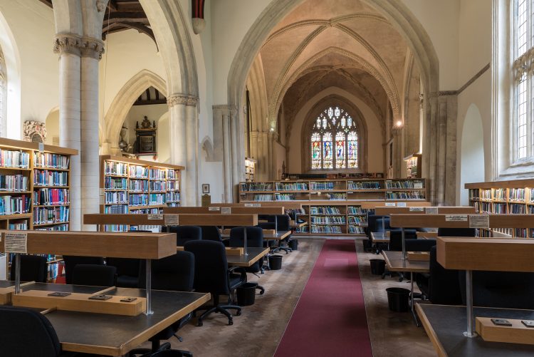 Inside the College Library at St Edmund Hall
