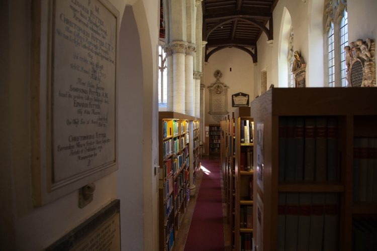 Inside St Edmund Hall's Library