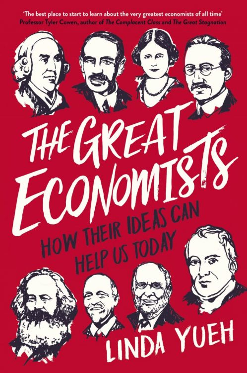 The cover of Linda Yueh's book, 'The Great Economists'