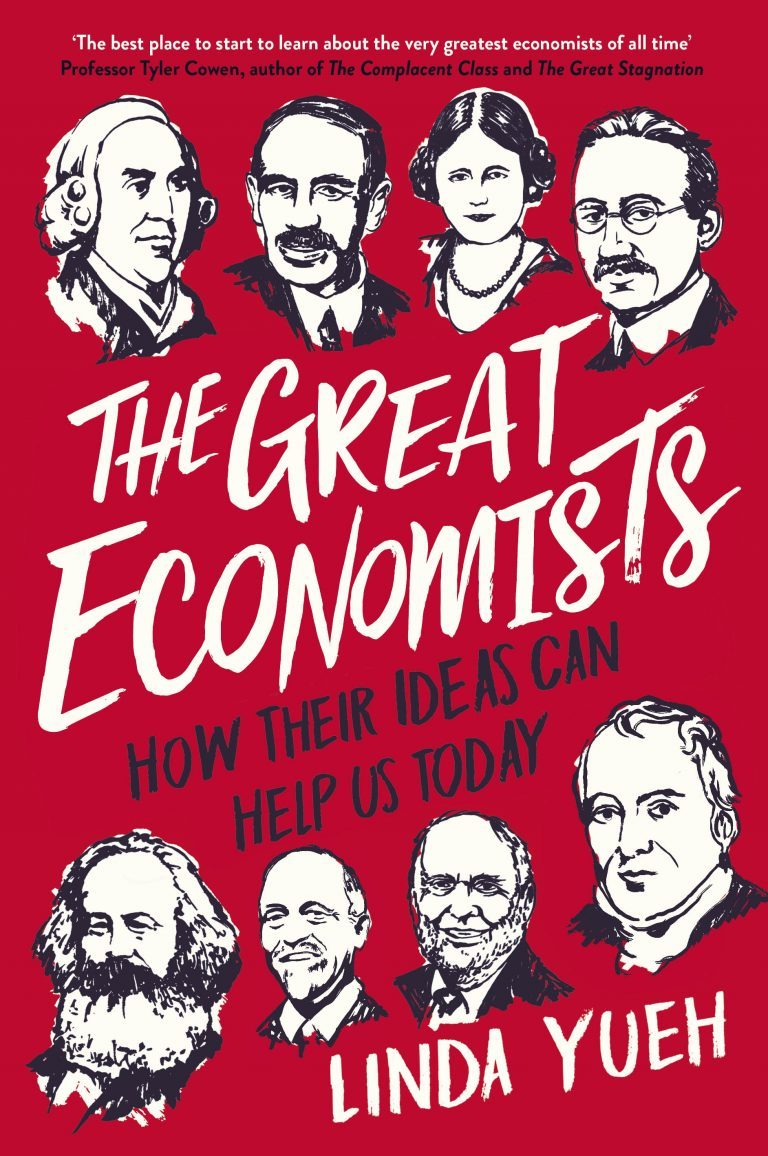 The cover of Linda Yueh's book, 'The Great Economists'