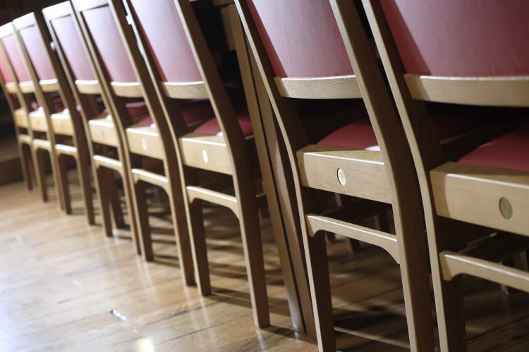 Chairs in the Old Dining Hall