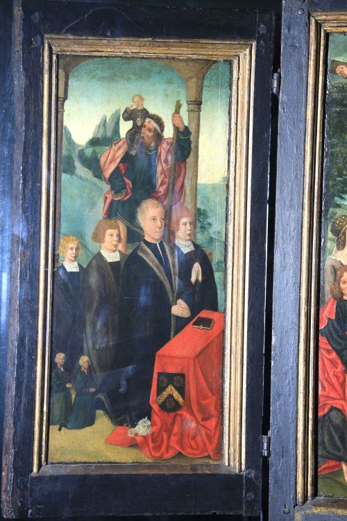 Left panel of the Triptych