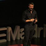 Montana Butsch giving his TEDx talk