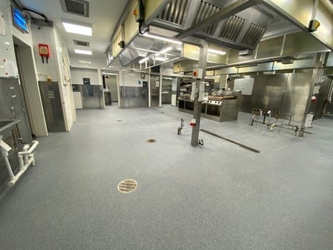 New Kitchen floor at St Edmund Hall 2024