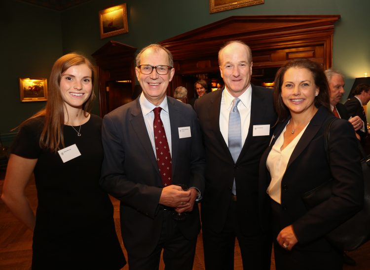 Principal Keith Gull with guests at the 2017 New York Dinner