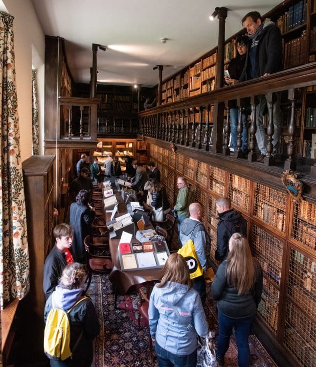 Visitors explore the Old Library at Access Hall Areas