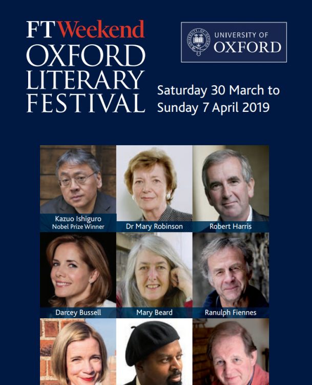Oxford Literary Festival programme 2019