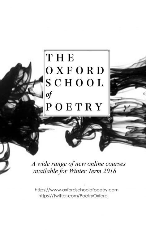 Oxford School of Poetry poster