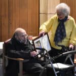 Sir Peter Hirsch 17 March 2025 at Teddy Hall celebrating his 100th birthday