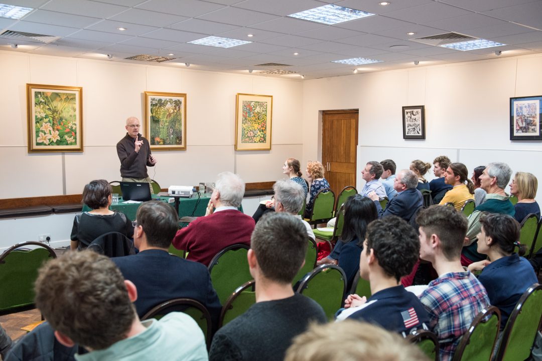 A lecture in the Pontigny Room