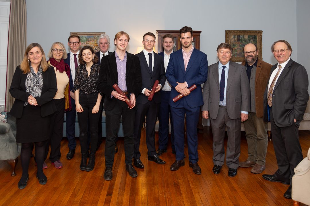The 2018 winner of the Geddes Prize, George Gillett Geddes 2020 Prize Winners