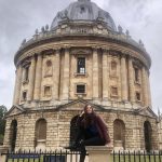 Raven Undersun outside Radcliffe camera in Oxford