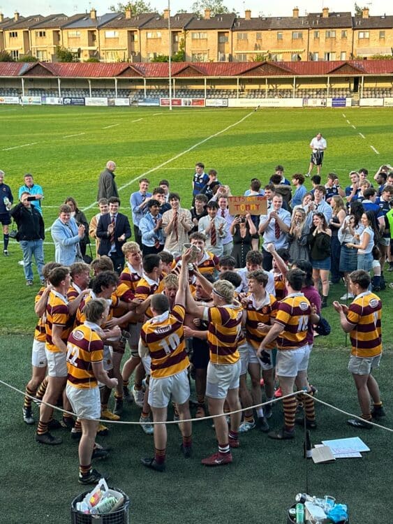 Teddy Hall's rugby team winning the Cuppers Final 9 May 2026
