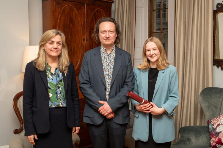Samantha Martin_reduced Attendees at the Geddes Trust prize-giving reception 2025