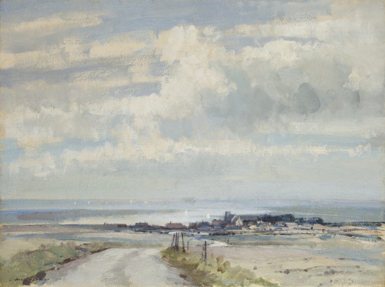 Seago Painting of the English coastal landscape