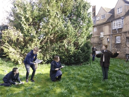 A rehearsal of the Shepherds play