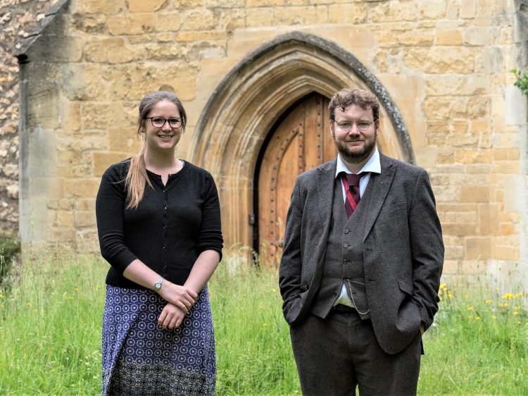 James Howarth and Sophie Quantrell, Librarian and Assistant Librarian