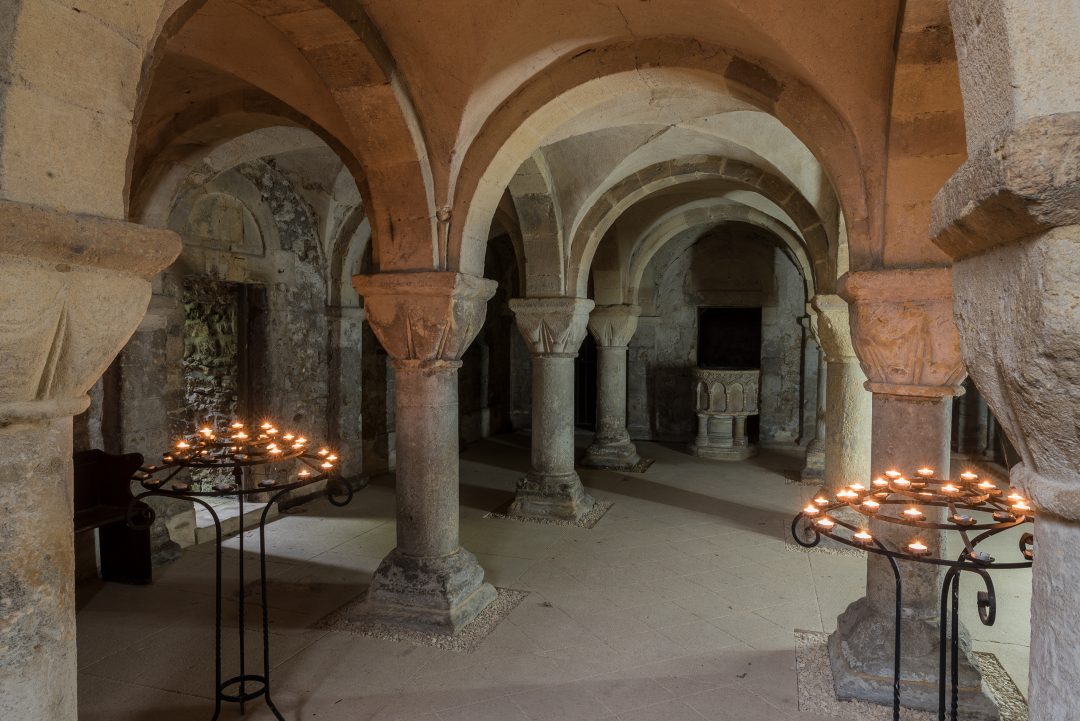 The crypt of St Peter-in-the-East at St Edmund Hall