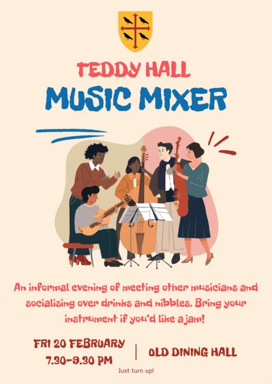 Teddy Hall Mixer 20 Feb 2026