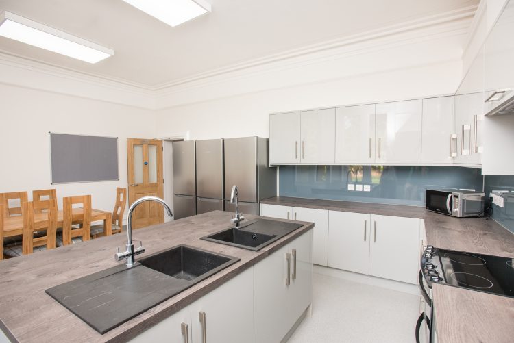 A kitchen at 24 Norham Gardens