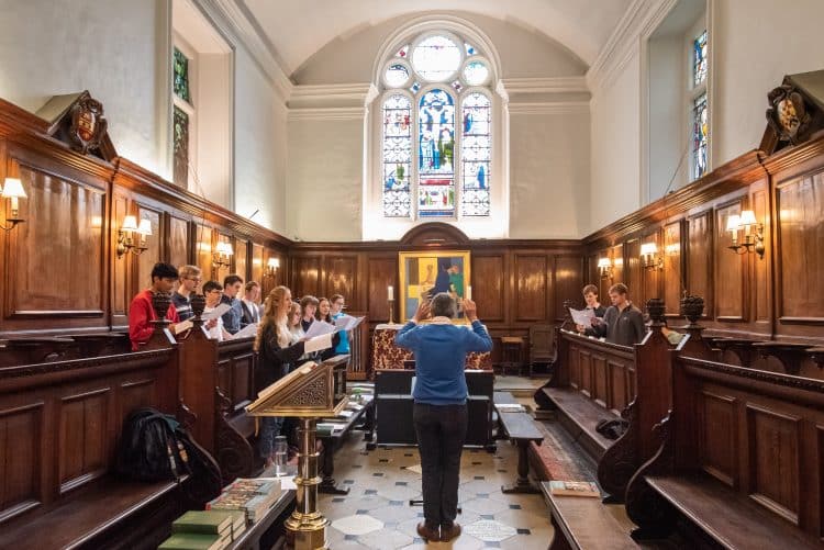 Choir rehearsal during Access Hall Areas Choir rehearsal during Access Hall Areas