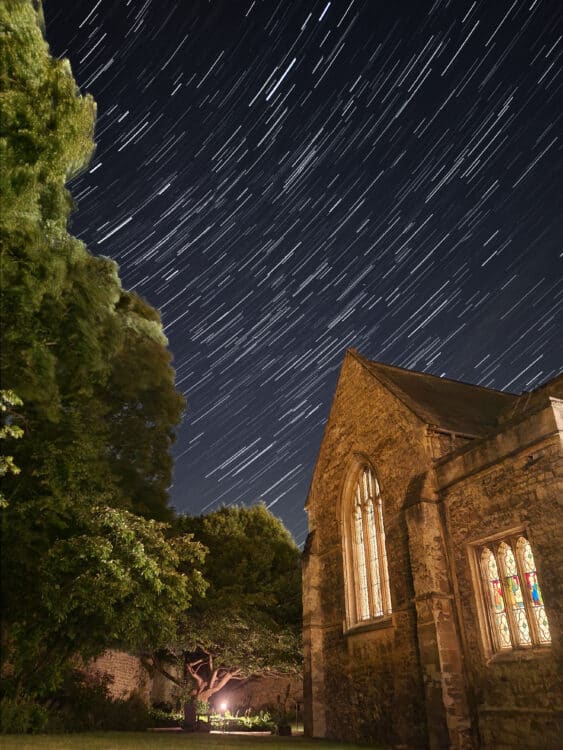 Broadbent garden under the stars