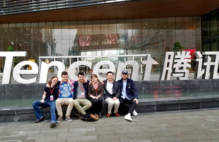Teddy Hall students at Tencent