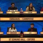 St Edmund Hall vs Emmanuel College Cambridge on University Challenge
