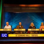 The Teddy Hall alumni University Challenge team