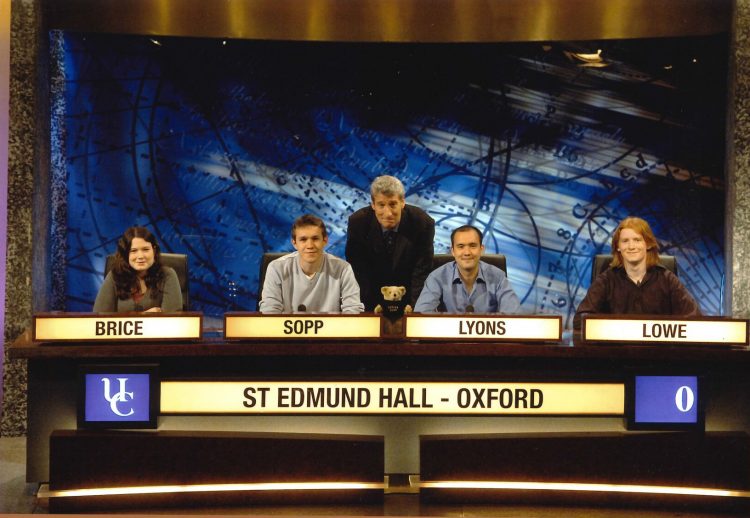 The 2007-8 St Edmund Hall University Challenge team