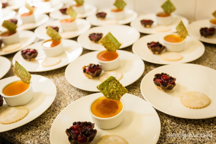 Wedding desserts - photo by Alexis Jaworski Desserts