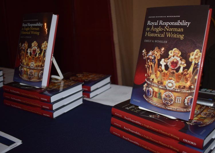Copies of 'Royal Responsibility in Anglo-Norman Historical Writing' by Dr Emily A. Winkler