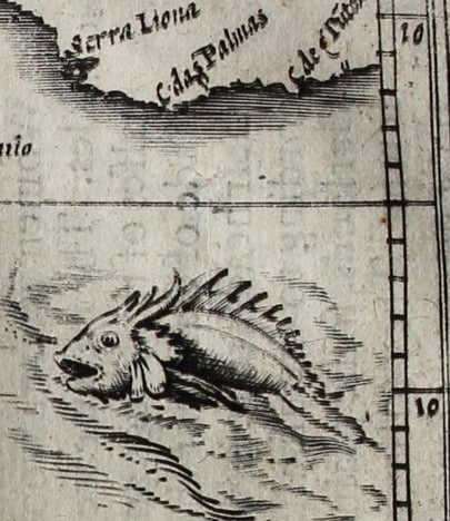 ‘The fab fish’ - Historia Mundi. Mercator, London, 1637, p19.