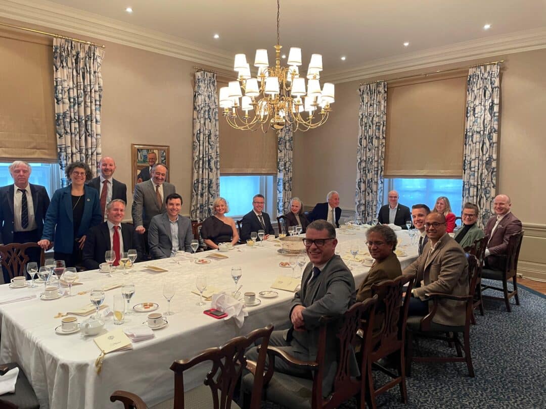 Lunch at the Mont Royal Club, hosted by M. Jean Chagnon, Federico Pasin and colleagues from HEC Montréal and local alumni