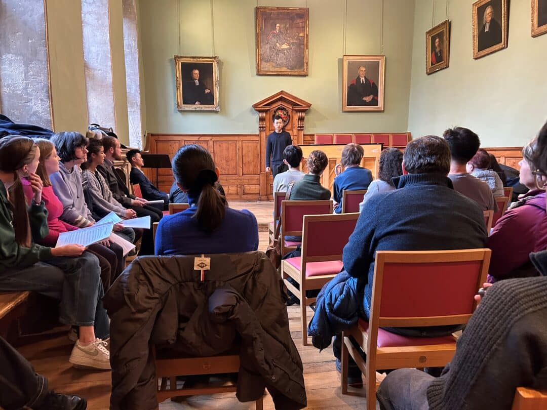 A music recital at St Edmund Hall